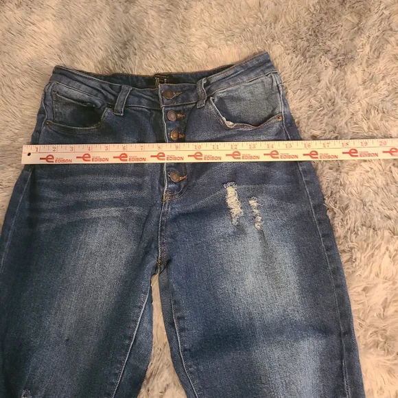 Distressed Blue Women's Jeans Forever 21 - Picture 7 of 14